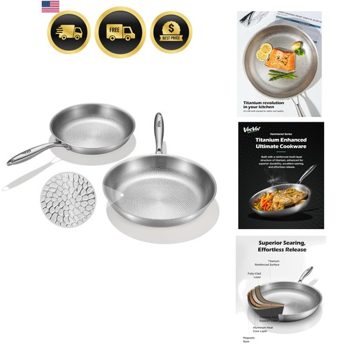 Titanium frying pan set - frying,