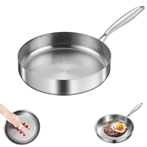 Titanium hammered pan pro with - titanium,