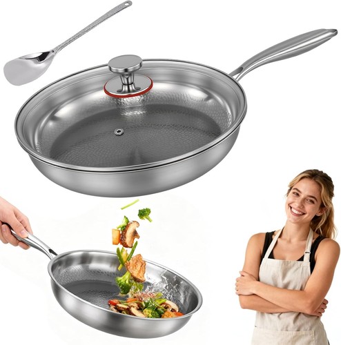 2025 new titanium hammered pan - titanium,