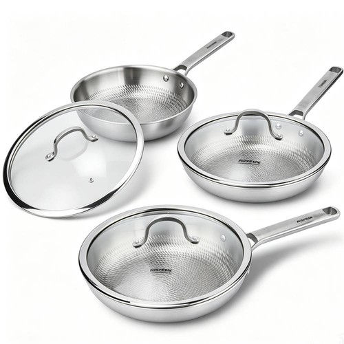 Titanium pan set 10 - pan, set,