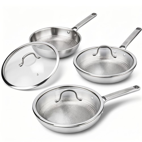 Titanium pan set - titanium,