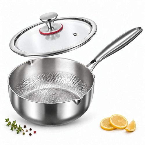 Titanium hammered pan pro - titanium,