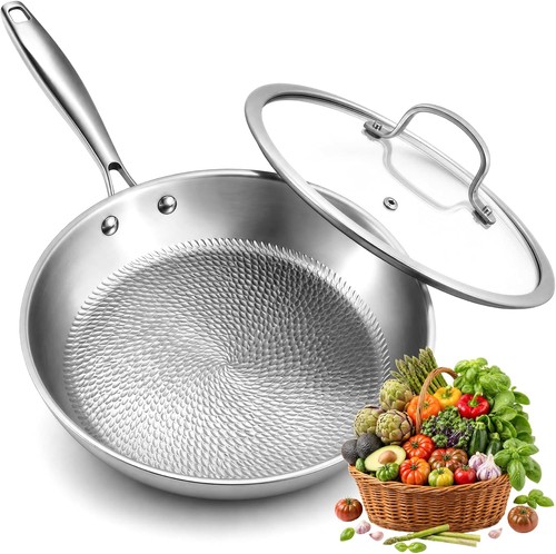 Titanium frying pan inch - titanium,